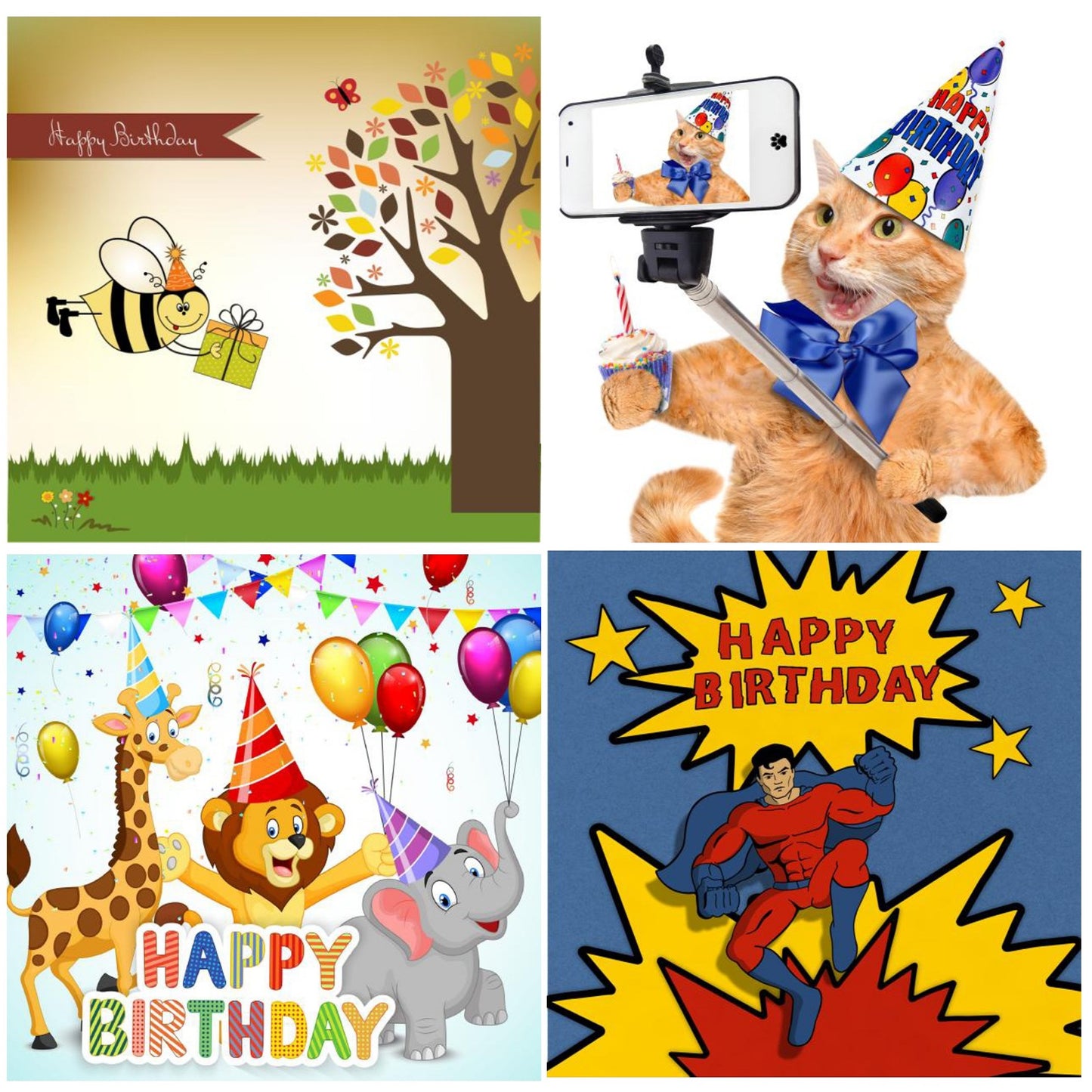 50 TARJETAS DE CUMPLEAÑOS PARA NIÑOS EN INGLÉS