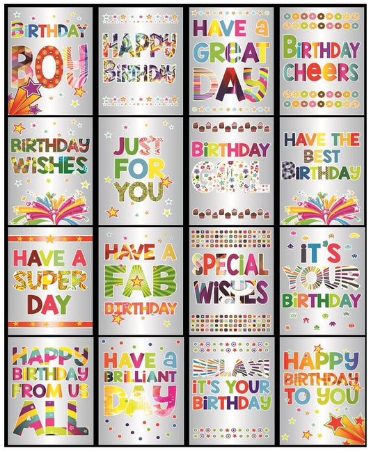 50 TARJETAS DE CUMPLEAÑOS EN INGLES